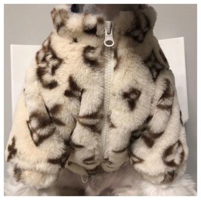 강아지겨울옷 강아지 고양이 겸용 패션옷 가을겨울 중소형 퍼코트 쉐너리 파투비용