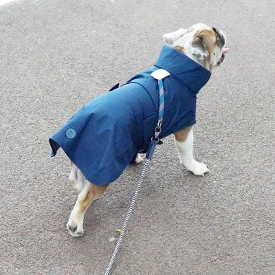 강아지우비 리얼펫 반려동물 심플 레인코트 겸용 바람막이 자켓, NAVY